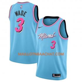 Maillot NBA Miami Heat Dwyane Wade 3 Nike 2019-20 City Edition Swingman - Homme